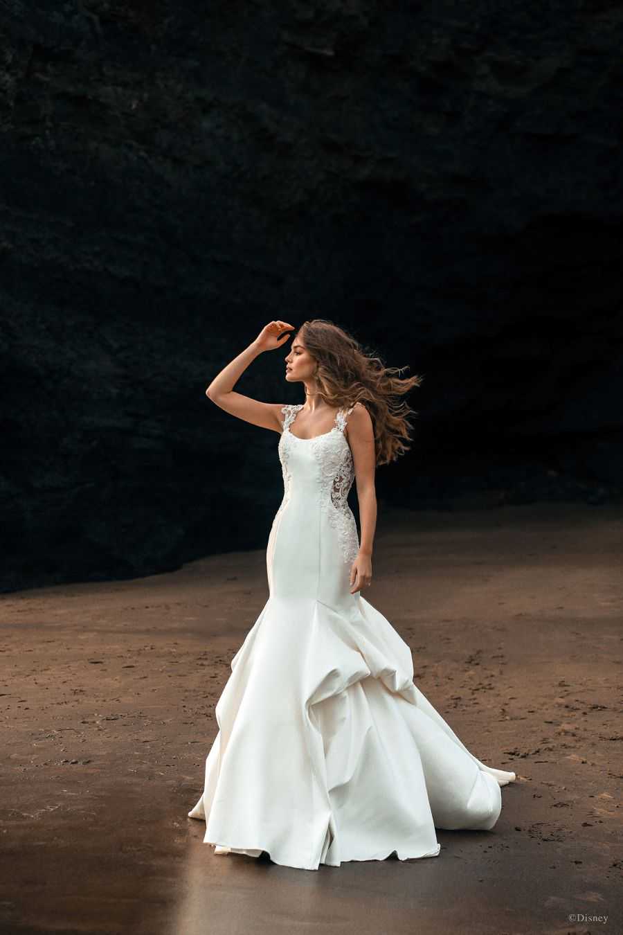 Allure bridals2021婚纱照，美人鱼系列